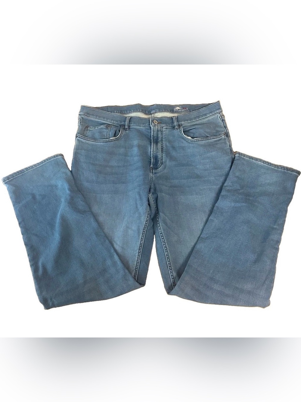 Faherty Men’s Stretch Terry Five-Pocket Jean Eastern Shore Wash Sz 38x30